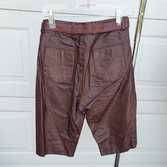 ✖️SOLD✖️Reworked Vtg Leather Pants, 2-Piece - Picture 6 of 16